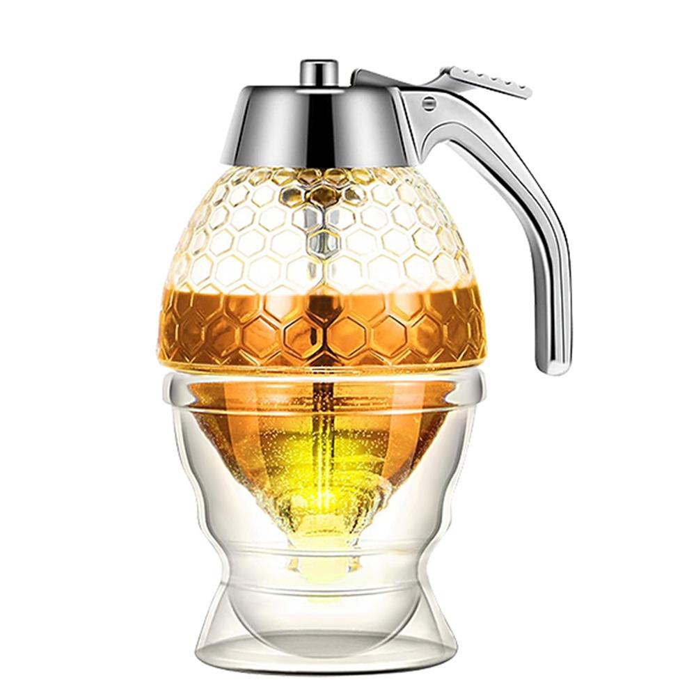 1pack Honey Dispenser No Drip Acrylic with Stand Honey Container Coffee Syrup Dispenser Honey Jar Container Kitchen Accessories 200-300ml
1pack Honey Dispenser No Drip Acrylic with Stand Honey Container Coffee Syrup Dispenser Honey Jar Container Kitchen Accessories 200-300ml
