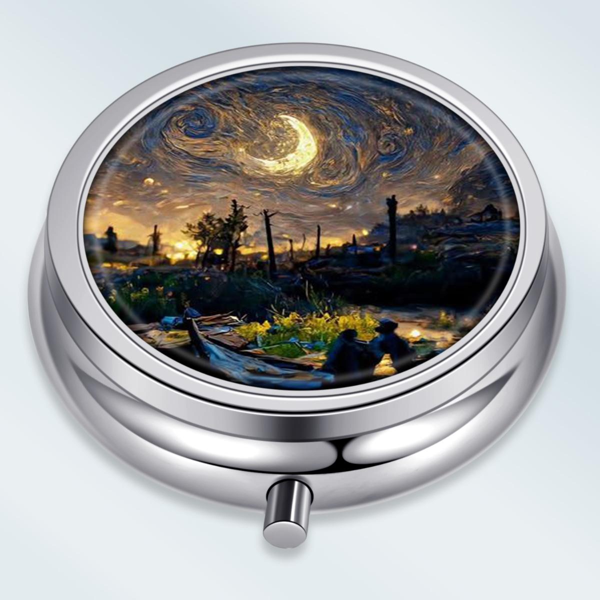 Portable Pill Box with 3 Compartments, Mini Metal Medicine Organizer Case, Cute Printed Pill Container for Vitamins, Pills, Jewelry, Travel, Daily Use разноцветный
Portable Pill Box with 3 Compartments, Mini Metal Medicine Organizer Case, Cute Printed Pill Container for Vitamins, Pills, Jewelry, Travel, Daily Use разноцветный