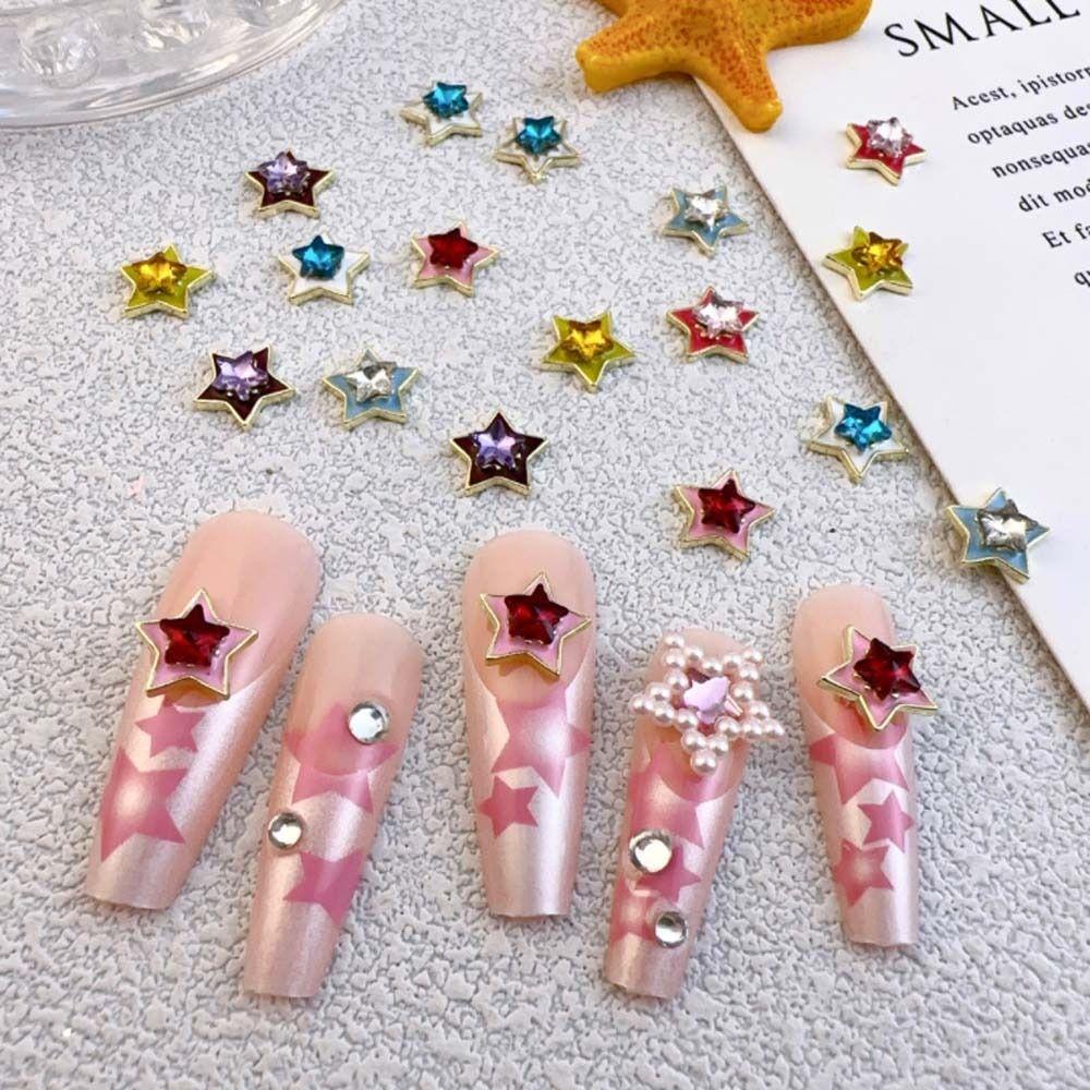 5Pcs/set Manicure Ornaments Star Nail Decorations Nail Supplies Star Nail Rhinestones Manicurist
5Pcs/set Manicure Ornaments Star Nail Decorations Nail Supplies Star Nail Rhinestones Manicurist