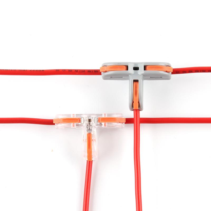 New universal T-type wire connector push-in quick distribution terminal transparent copper clip home main distributor 5PCS
New universal T-type wire connector push-in quick distribution terminal transparent copper clip home main distributor 5PCS