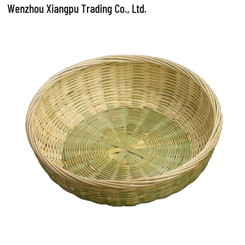 Bamboo Weaving Basket with Base: Fruit, Snack, and Mantou Holder Diameter 30 cm (Holds 11 Mantou)
Bamboo Weaving Basket with Base: Fruit, Snack, and Mantou Holder Diameter 30 cm (Holds 11 Mantou)