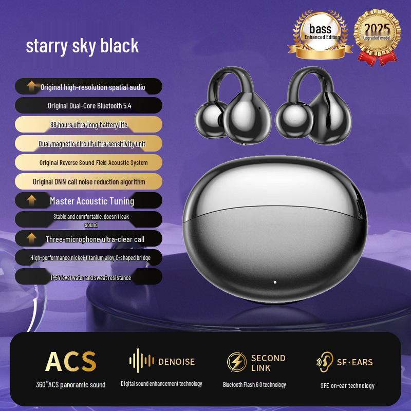 2026 M79 Bluetooth навушники з кістковою провідністю, затискач, відкритий дизайн та подовжений час роботи від батареї
2026 M79 Bluetooth навушники з кістковою провідністю, затискач, відкритий дизайн та подовжений час роботи від батареї