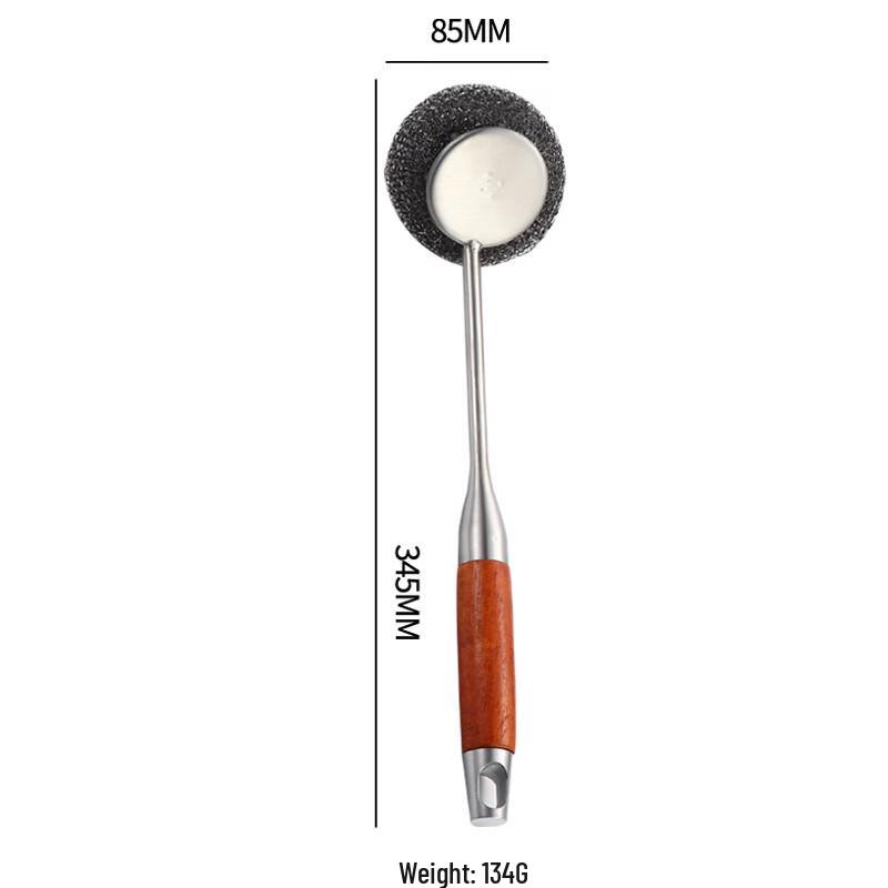 Ru Han Stainless Steel Long Handle Detachable Pot Scrubber Set
Ru Han Stainless Steel Long Handle Detachable Pot Scrubber Set