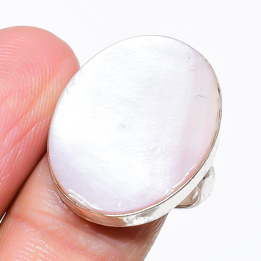 Mother Of Pearl Gemstone Handmade 925 Sterling Silver Jewelry Ring Size 5.5 KJ-490
Mother Of Pearl Gemstone Handmade 925 Sterling Silver Jewelry Ring Size 5.5 KJ-490