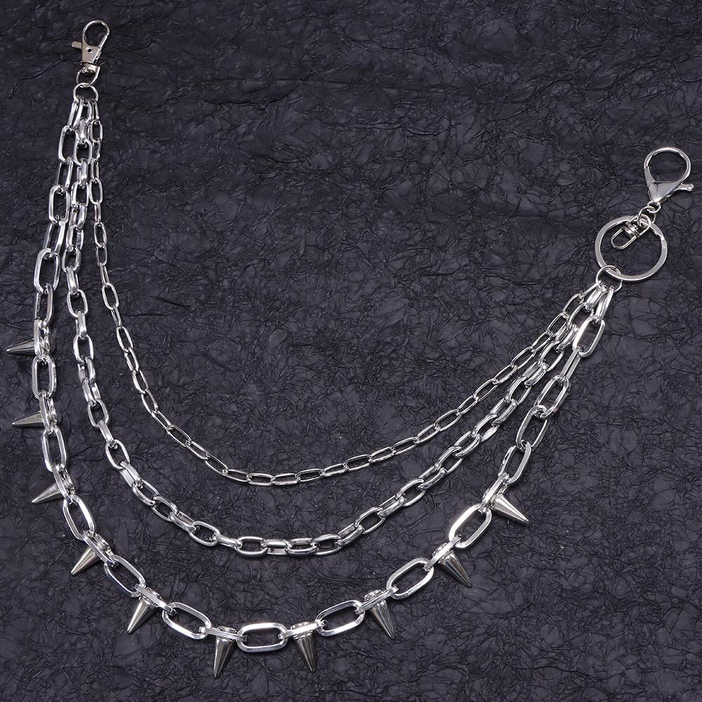 Hip Hop Metal Belt Chain With Rivets For Men And Women Streetwear Fashion білий
Hip Hop Metal Belt Chain With Rivets For Men And Women Streetwear Fashion білий
