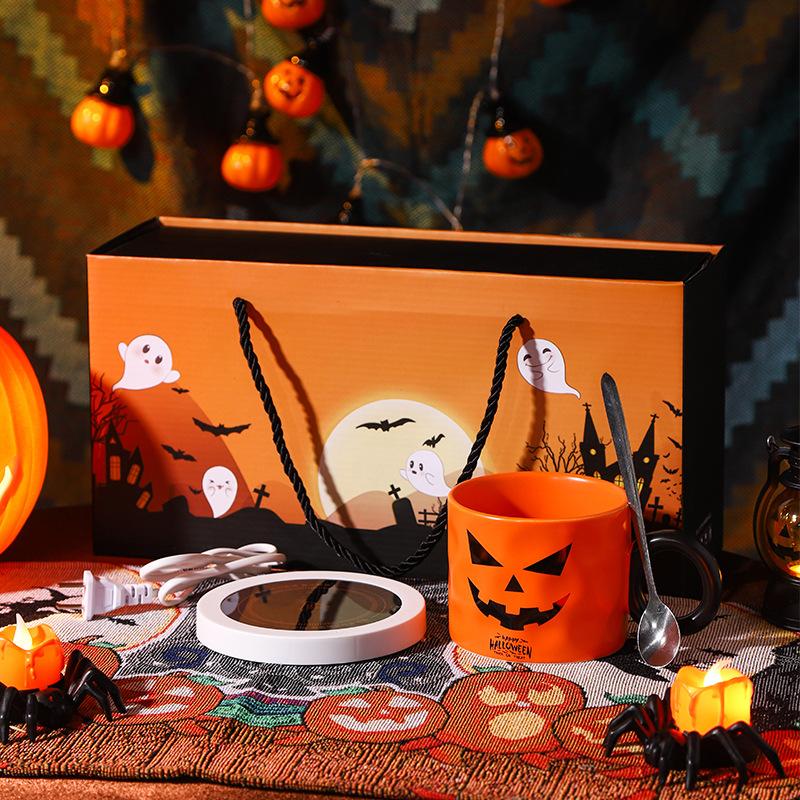 Halloween Creative Warm Up Cup Holiday Gift Set High-value Pumpkin Devil Mug Thermos Souvenir 401-500ml
Halloween Creative Warm Up Cup Holiday Gift Set High-value Pumpkin Devil Mug Thermos Souvenir 401-500ml