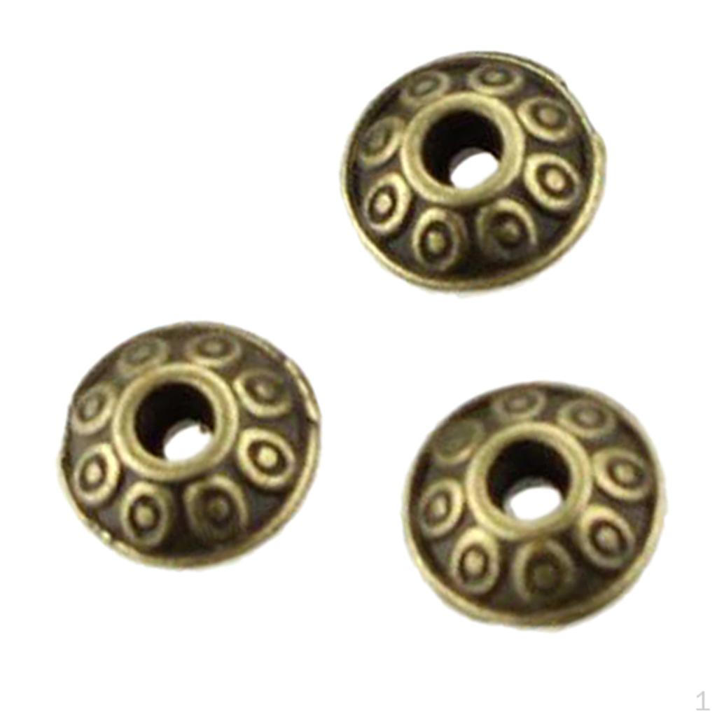 100 Accessories Craft Jewelry Making Spacer Beads 1.4mm Holes Antique Brass
100 Accessories Craft Jewelry Making Spacer Beads 1.4mm Holes Antique Brass