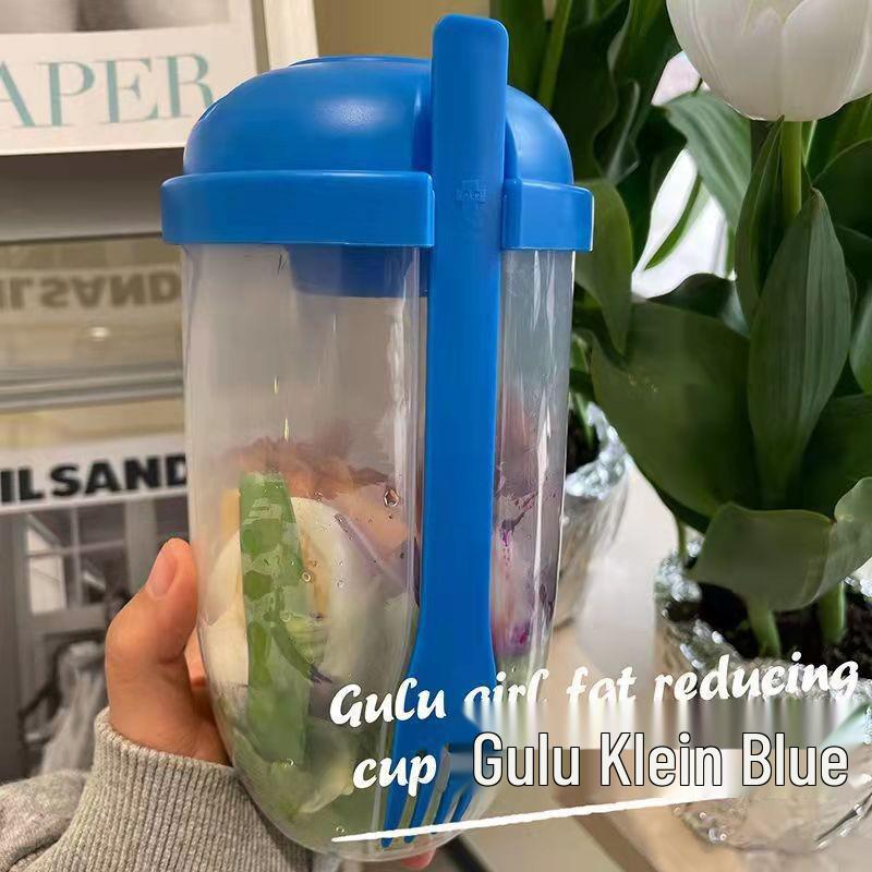 Portable Double-Layer Salad Cup with Fork - Ideal for Office and On-the-Go Upper 300ML Lower 500ML
Portable Double-Layer Salad Cup with Fork - Ideal for Office and On-the-Go Upper 300ML Lower 500ML