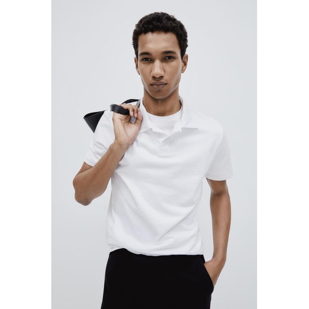 Рубашка поло HM Muscle Fit, белая
Рубашка поло HM Muscle Fit, белая