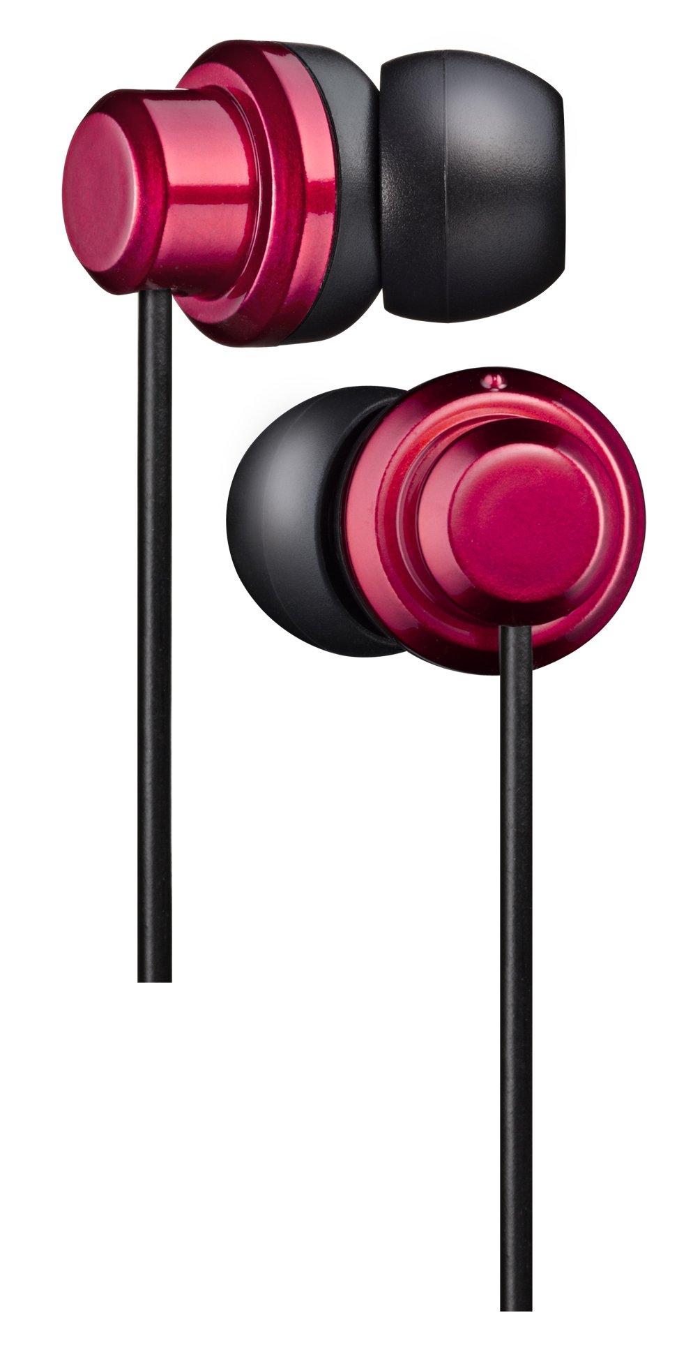 JVC Headphones with Remote Red HA-FR8-R In-Ear Control,
JVC Headphones with Remote Red HA-FR8-R In-Ear Control,