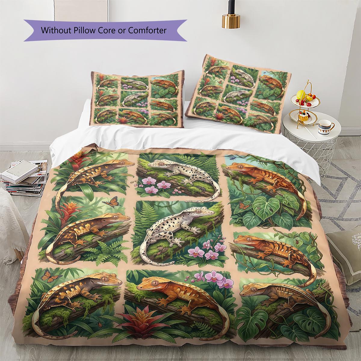 Retro Oil Painting Animals Pattern Bedding,Quilt Set Quilt Cover Pillowcase Home Birthday Gift (1 * duvet cover + 2 * pillowcase, without core) 135x200cm
Retro Oil Painting Animals Pattern Bedding,Quilt Set Quilt Cover Pillowcase Home Birthday Gift (1 * duvet cover + 2 * pillowcase, without core) 135x200cm