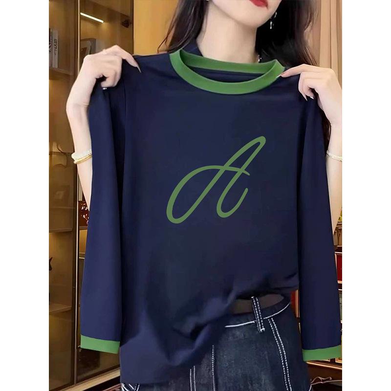 Korean Chic Contrast Color Long Sleeve Women s T-Shirt - Casual Versatile Base Layer for Spring & Autumn L
Korean Chic Contrast Color Long Sleeve Women s T-Shirt - Casual Versatile Base Layer for Spring & Autumn L