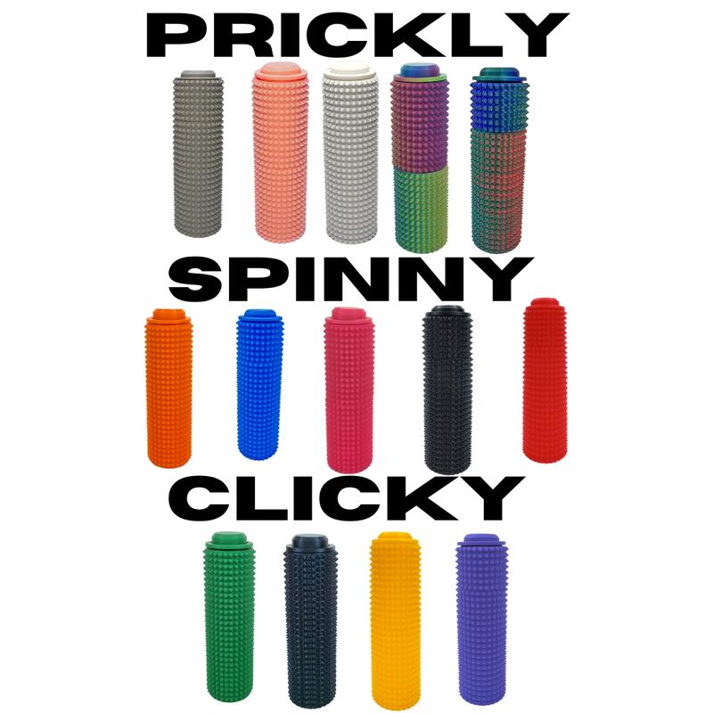Prickly Spinny Click | Pain Stimming Fidget Toy | Spiky Clicky Spinner | Sensory Tactile Stim Stick 1/4
Prickly Spinny Click | Pain Stimming Fidget Toy | Spiky Clicky Spinner | Sensory Tactile Stim Stick 1/4
