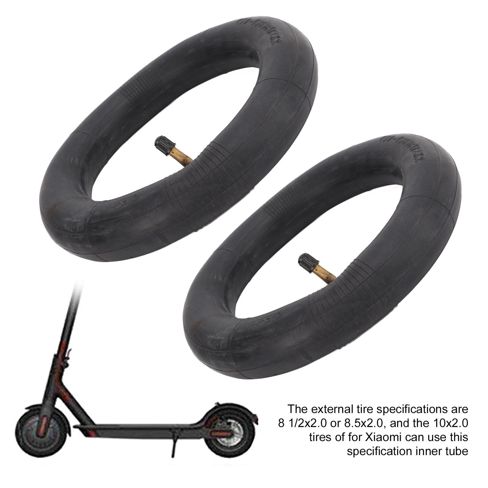 2 Pack 8 1/2x2 Curved Inner Tube + Tyre Tool Inflatable Thickened Reinforced Inner Tube for M365 Electric Scooter
2 Pack 8 1/2x2 Curved Inner Tube + Tyre Tool Inflatable Thickened Reinforced Inner Tube for M365 Electric Scooter