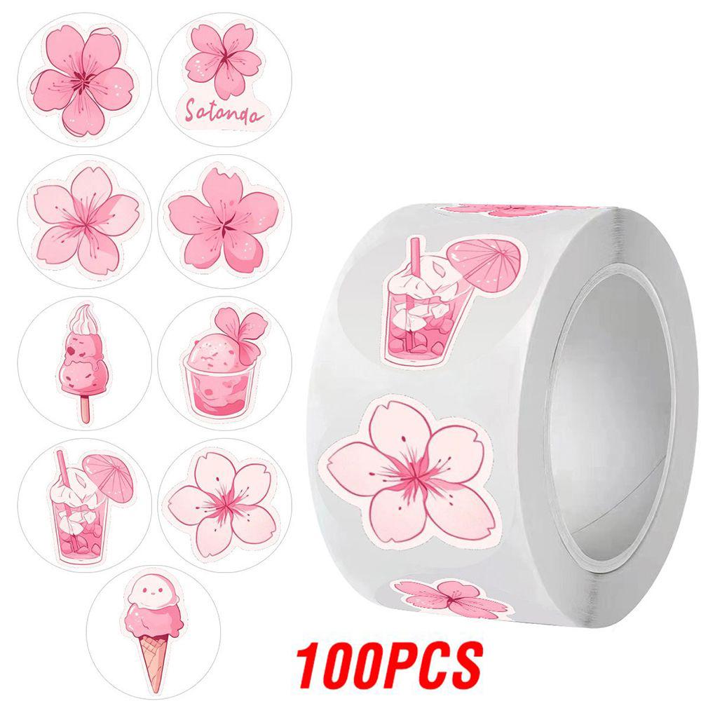 100-500pcs Pink Flower Stickers Party Gift Decorative Stickers For DIY Diary Scrapbooking Cherry Blossoms Stationery Sticker
100-500pcs Pink Flower Stickers Party Gift Decorative Stickers For DIY Diary Scrapbooking Cherry Blossoms Stationery Sticker