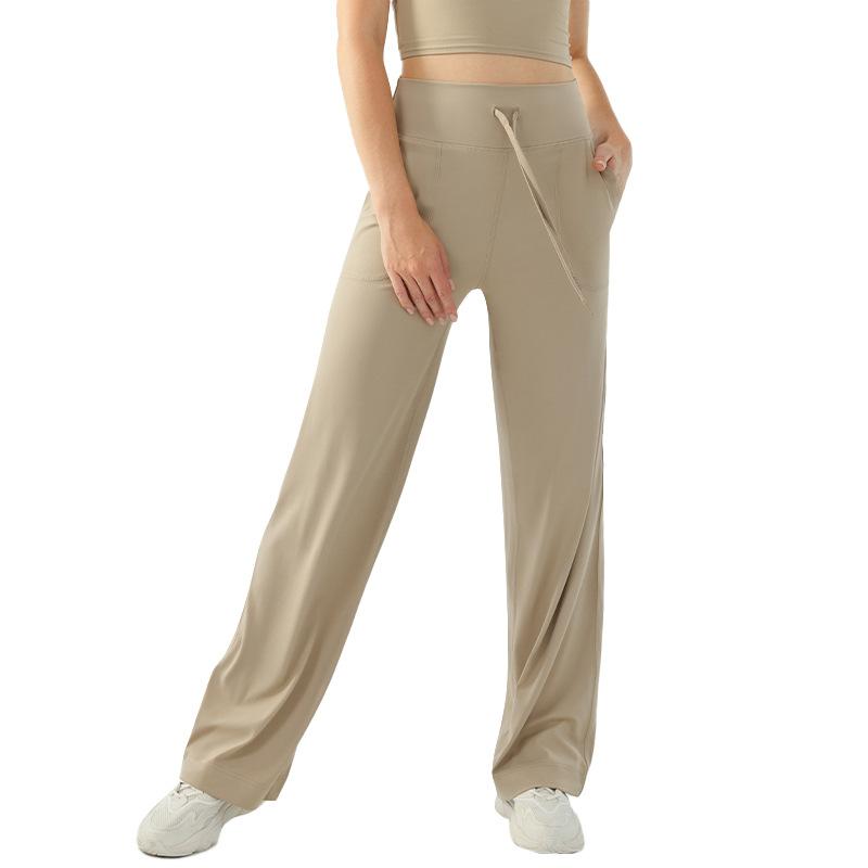 High waist drawstring sports pants Women s loose wide leg solid color fitness pants Running slim-fit yoga pants S
High waist drawstring sports pants Women s loose wide leg solid color fitness pants Running slim-fit yoga pants S