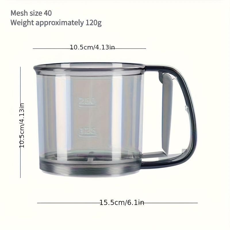 Handheld Flour Sifter with Fine Mesh - Durable Baking Tool for Christmas/Valentine’s Baking, Cake & Dough Strainer, Dishwasher S
Handheld Flour Sifter with Fine Mesh - Durable Baking Tool for Christmas/Valentine’s Baking, Cake & Dough Strainer, Dishwasher S