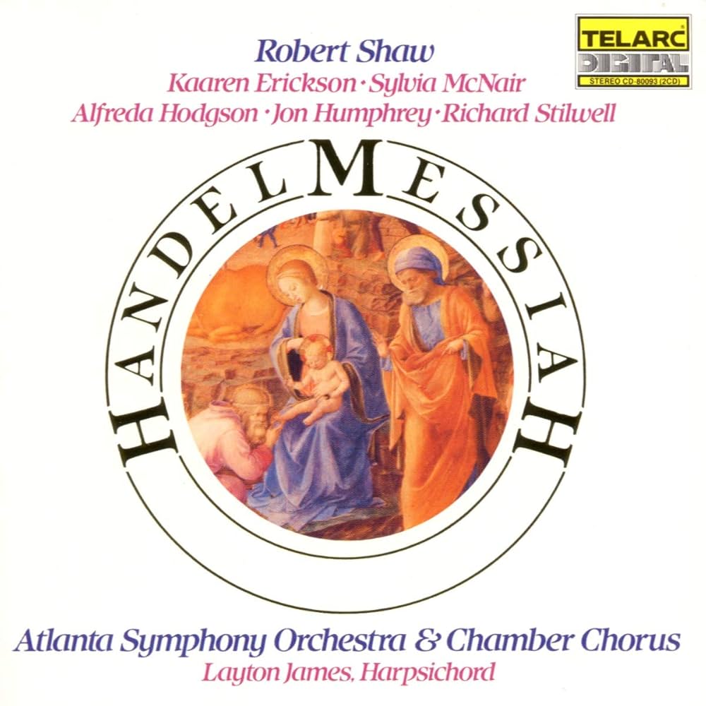 CD ROBERT SHAW Handel Messiah CD800932 telarc 1984 US Classical Used
CD ROBERT SHAW Handel Messiah CD800932 telarc 1984 US Classical Used
