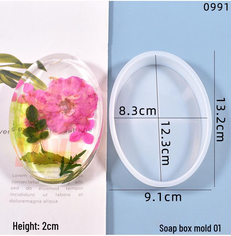 Poppy DIY Crystal Resin Mold - Handmade Mirror Surface Soap Storage Silicone Mold
Poppy DIY Crystal Resin Mold - Handmade Mirror Surface Soap Storage Silicone Mold