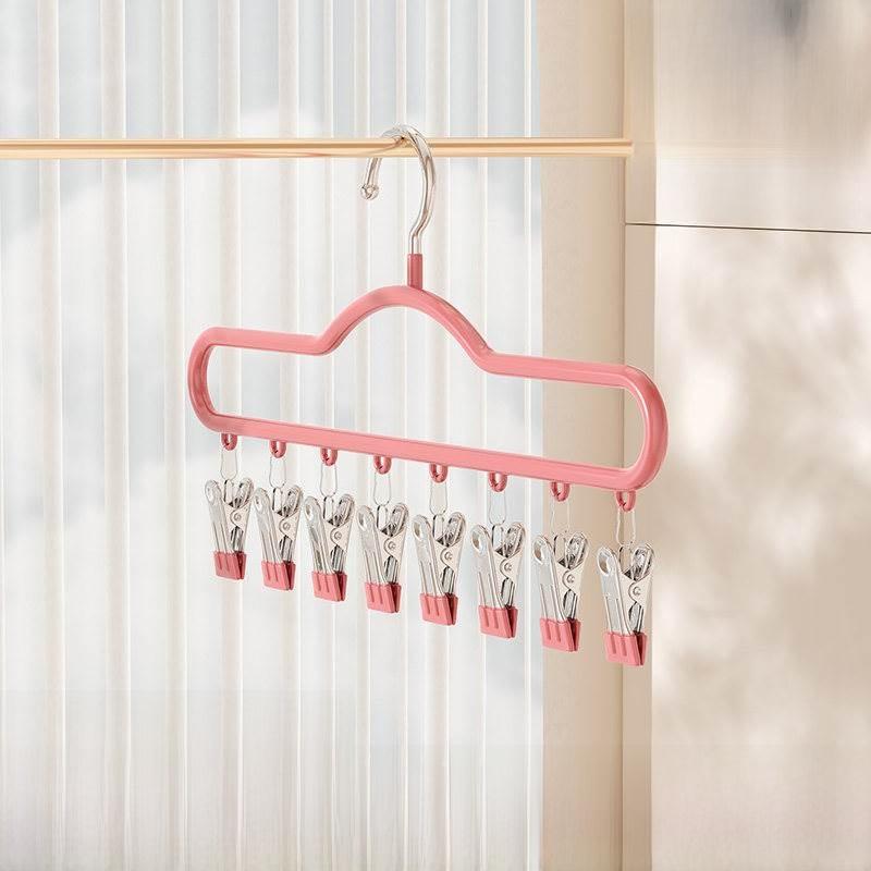Stainless Steel Multi-Clip Drying Rack Underwear Socks Special Purpose No-Trace Windproof Clamp Dormitory Indoor Balcony Use
Stainless Steel Multi-Clip Drying Rack Underwear Socks Special Purpose No-Trace Windproof Clamp Dormitory Indoor Balcony Use