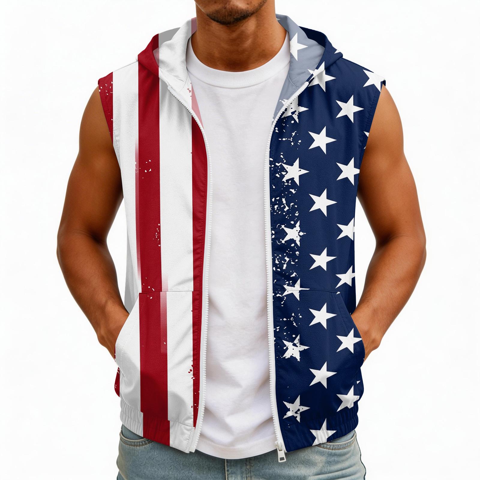 Men Sleeveless Hooded Sun Protection Shirt Lightweight Pocketed Outdoor Vest UV Resistant Sleeveless Hoodie with Flag Print Design M оранжевый
Men Sleeveless Hooded Sun Protection Shirt Lightweight Pocketed Outdoor Vest UV Resistant Sleeveless Hoodie with Flag Print Design M оранжевый