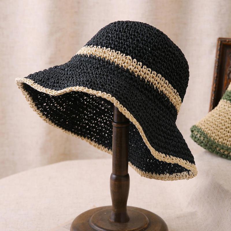 Summer Hats For Women Sun Hat Wide Brimmed Foldable Bucket Hat Fisherman Cap Sunscreen Beach Accessories Sunhat New Travel 56-58cm чорний
Summer Hats For Women Sun Hat Wide Brimmed Foldable Bucket Hat Fisherman Cap Sunscreen Beach Accessories Sunhat New Travel 56-58cm чорний