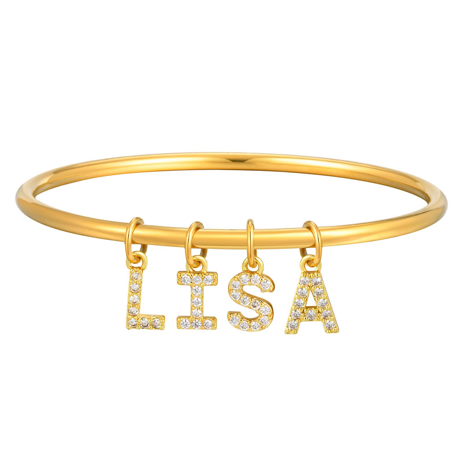 Personalized Initials Bangle Bracelet for Women, Free Customized Name Bracelet with Pave Cubic Zirconia A to Z Charm Jewelry
Personalized Initials Bangle Bracelet for Women, Free Customized Name Bracelet with Pave Cubic Zirconia A to Z Charm Jewelry