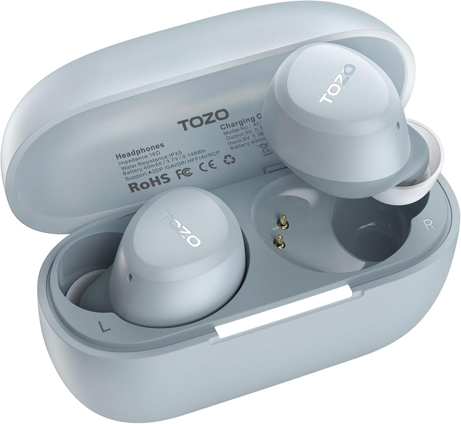 TOZO A1 Bluetooth Бездротові Теплий Звук AI Шумозаглушення для Кастомного Додатку Водонепроникні та До 32 Годин Безперервного Bluetooth Ідеально для та Веб синій
TOZO A1 Bluetooth Бездротові Теплий Звук AI Шумозаглушення для Кастомного Додатку Водонепроникні та До 32 Годин Безперервного Bluetooth Ідеально для та Веб синій