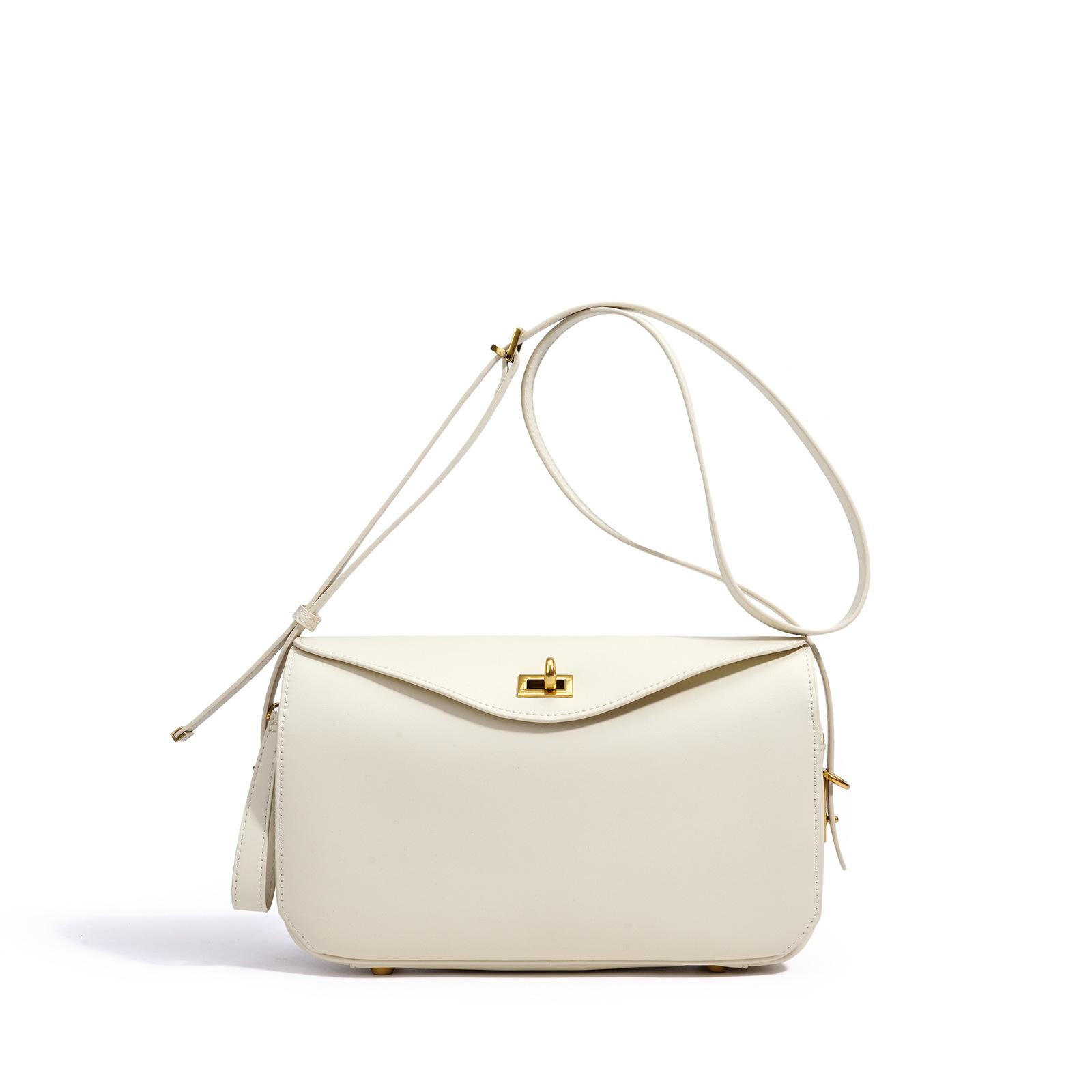 Leather ladies crossbody bag - Retro golden clasp shoulder bag - Simple commuter pillow-shaped bag - Adjustable shoulder strap handbag бежевый
Leather ladies crossbody bag - Retro golden clasp shoulder bag - Simple commuter pillow-shaped bag - Adjustable shoulder strap handbag бежевый