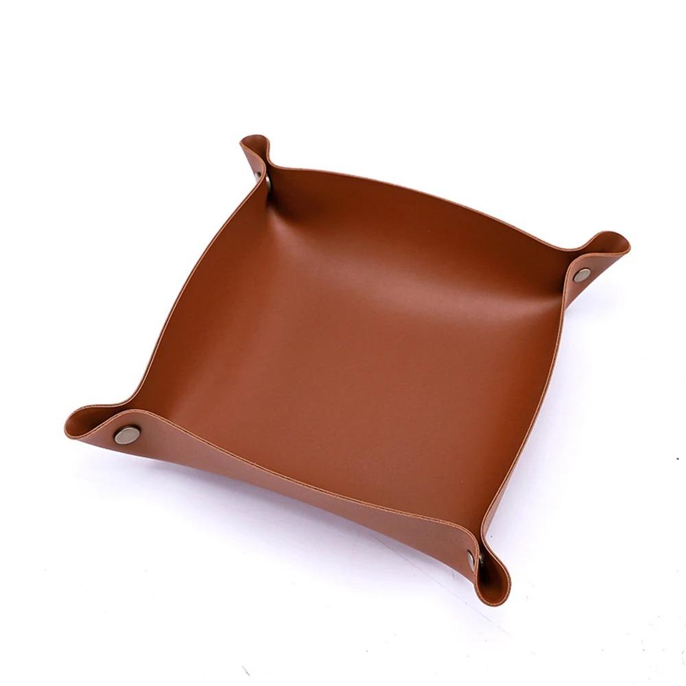 1PC 25X25CM Leather Tray Foldable Table Storage Box Jewelry Key Coin Desk Top Organizer Entryway Nightstand Home Decoration коричневий
1PC 25X25CM Leather Tray Foldable Table Storage Box Jewelry Key Coin Desk Top Organizer Entryway Nightstand Home Decoration коричневий