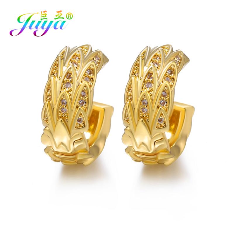 Juya Handmade Micro Pave Zircon Gold/Silver Color Luxury Hoop Earrings For Women Bridal Evening Party Jewelry
Juya Handmade Micro Pave Zircon Gold/Silver Color Luxury Hoop Earrings For Women Bridal Evening Party Jewelry