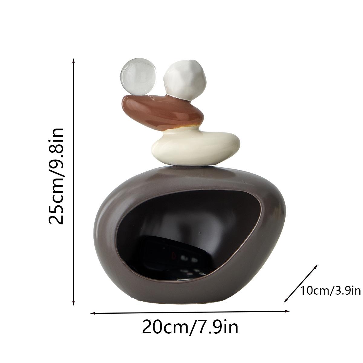 Ceramic Handicrafts Rockery Pebble Desktop Storage Container Stone Cave Store Key Decorative Ornaments Home Accessories
Ceramic Handicrafts Rockery Pebble Desktop Storage Container Stone Cave Store Key Decorative Ornaments Home Accessories