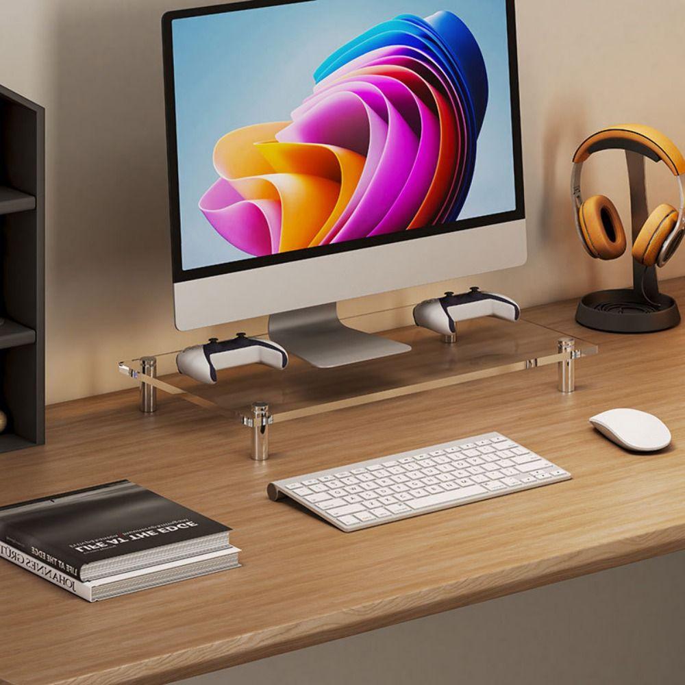 Protect Neck Acrylic Computer Stand Stainless Steel Foot Computer Screen Rack Desktop Style 1
Protect Neck Acrylic Computer Stand Stainless Steel Foot Computer Screen Rack Desktop Style 1