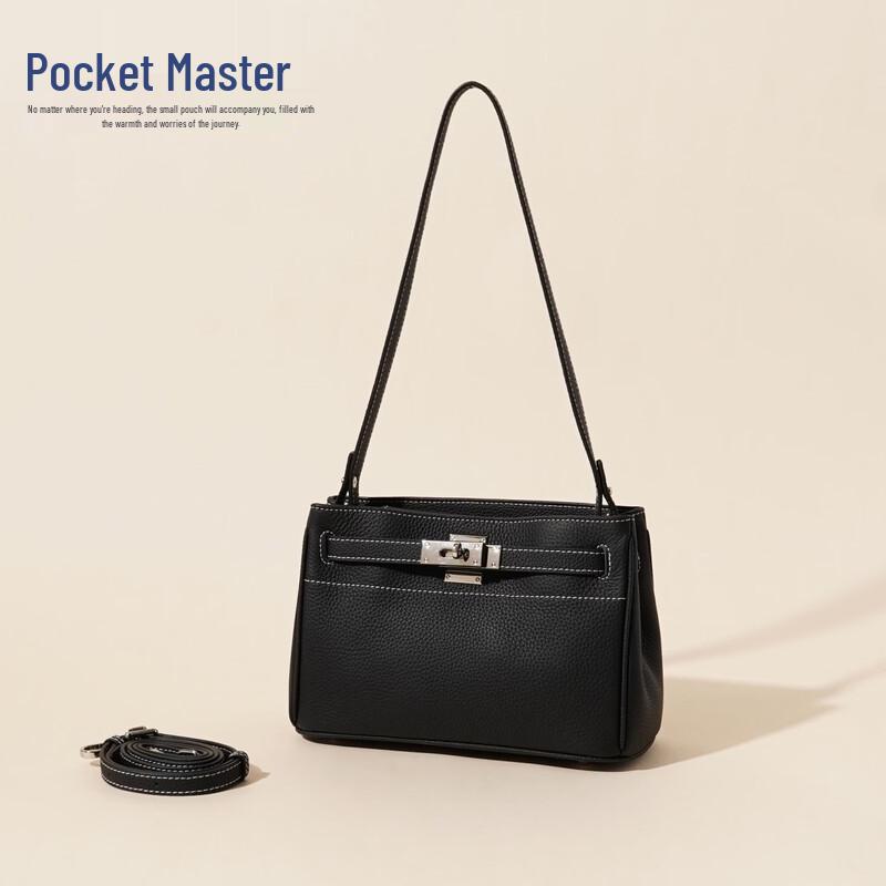 Douxiaozhu Genuine Leather Retro Buckle Kelly Shoulder & Crossbody Bag
Douxiaozhu Genuine Leather Retro Buckle Kelly Shoulder & Crossbody Bag