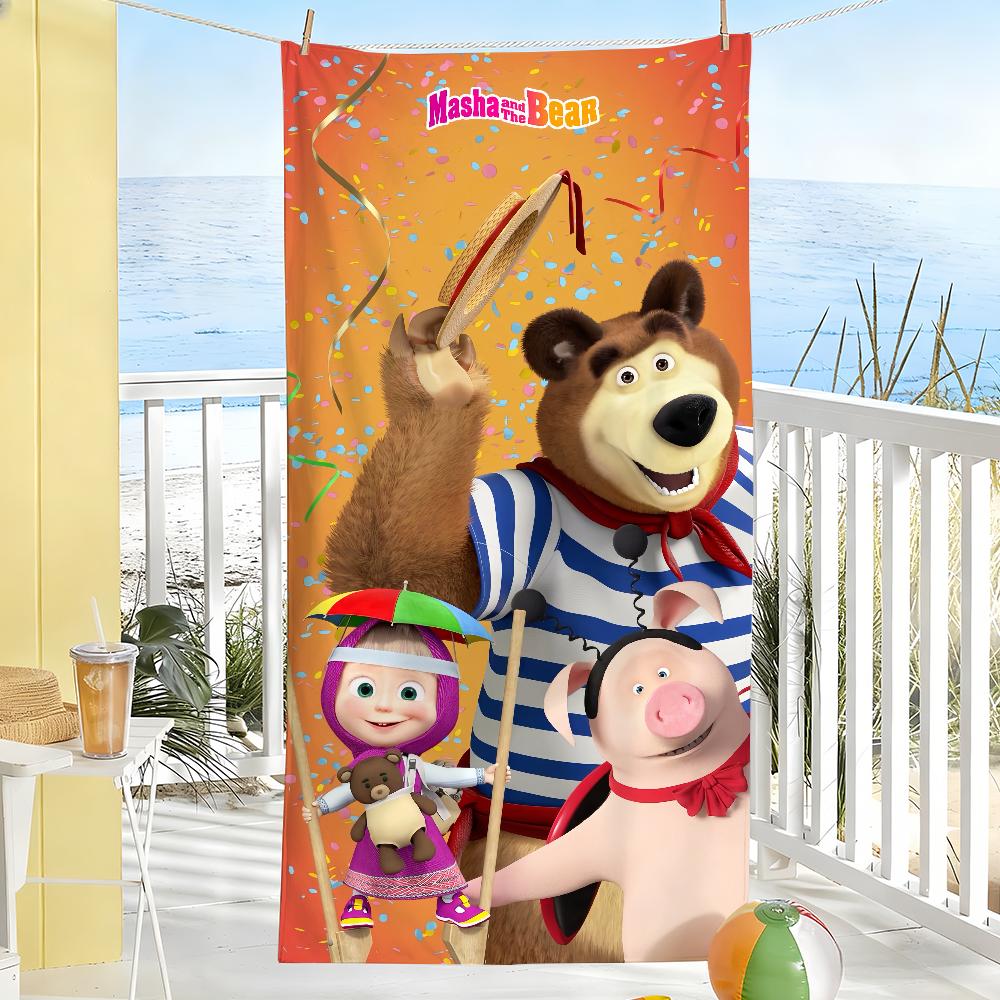 Cartoon Towel Soft Pool Gift For Travel Gym Shower Camping Quick Dry Sports M-Masha-and the B-Bear Cute Large Beach Towels W40*H60(CM)
Cartoon Towel Soft Pool Gift For Travel Gym Shower Camping Quick Dry Sports M-Masha-and the B-Bear Cute Large Beach Towels W40*H60(CM)