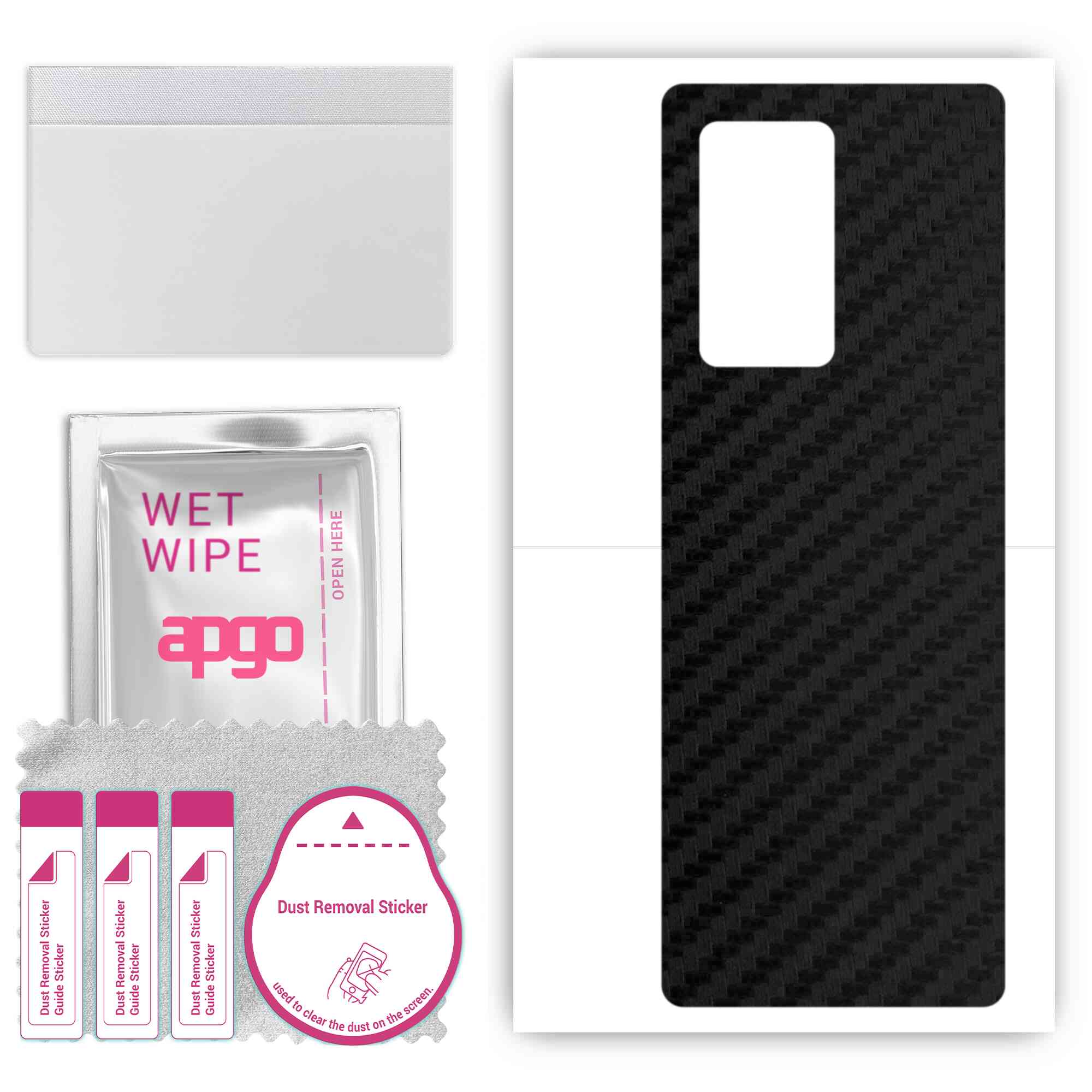 apgo Protective Skin Sticker for the back compatible with Samsung W22 5G, Wrap Film, Foil, Vinyl - Pattern Carbon Black
apgo Protective Skin Sticker for the back compatible with Samsung W22 5G, Wrap Film, Foil, Vinyl - Pattern Carbon Black