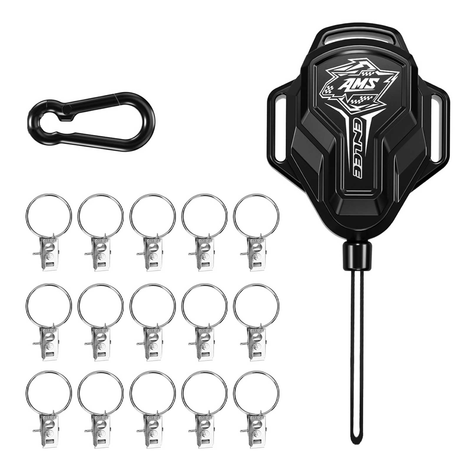 9M Retractable Clothesline Outdoor Travel Clothes Drying Rack Kit w/15Pcs Stoppers Portable Laundry Hanger for Hotel, Trip, Home
9M Retractable Clothesline Outdoor Travel Clothes Drying Rack Kit w/15Pcs Stoppers Portable Laundry Hanger for Hotel, Trip, Home
