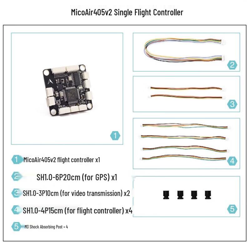 Szesc 405v2 Flight Controller
Szesc 405v2 Flight Controller