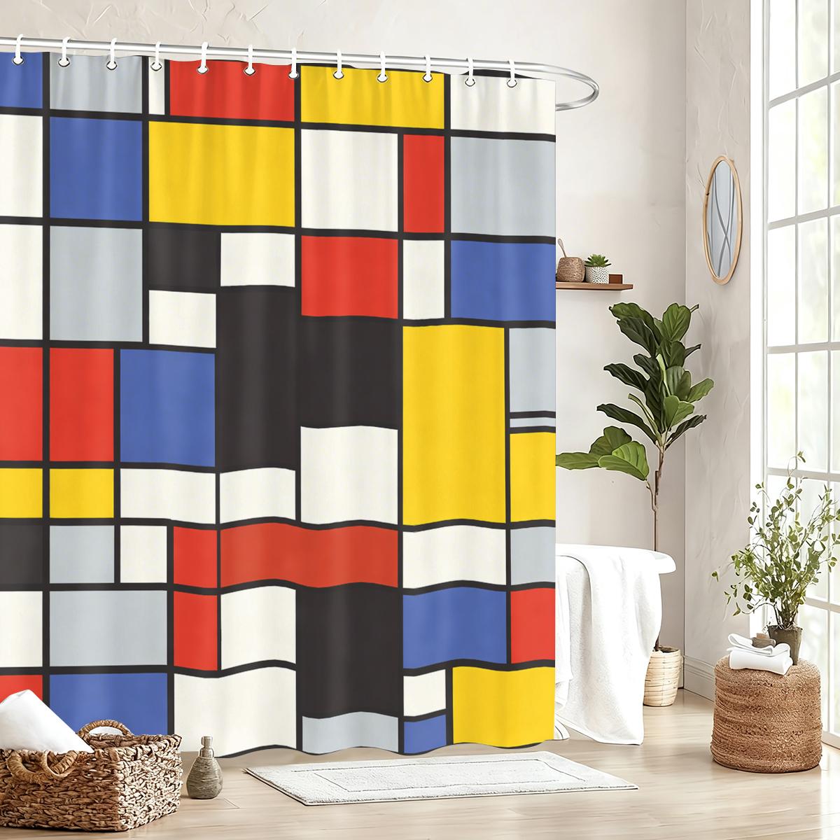 Stylish Artistic Pattern Polyester Shower Curtain - Creative Bathroom Decor, Fashionable Bath Curtain For Home & Hotel W60H190(CM)-1 Pcs
Stylish Artistic Pattern Polyester Shower Curtain - Creative Bathroom Decor, Fashionable Bath Curtain For Home & Hotel W60H190(CM)-1 Pcs