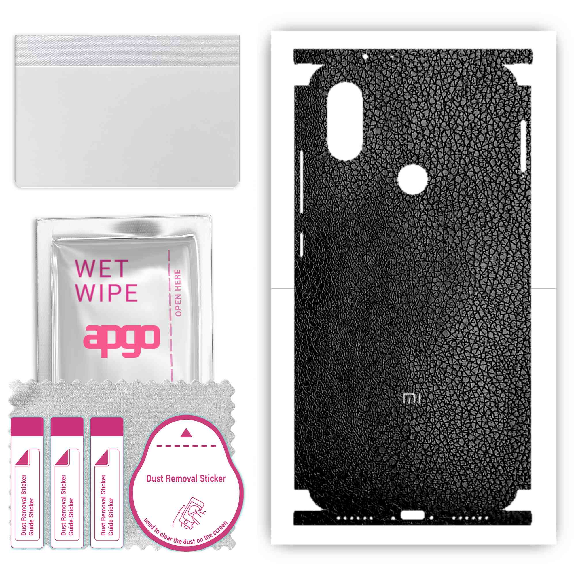 Apgo Protective Skin Sticker для тильної сторони, сумісної з Xiaomi Mi A2 (Mi 6X), Повна плівка для обгортання, фольга, вінілова - візерунок Чорна шкіра
Apgo Protective Skin Sticker для тильної сторони, сумісної з Xiaomi Mi A2 (Mi 6X), Повна плівка для обгортання, фольга, вінілова - візерунок Чорна шкіра