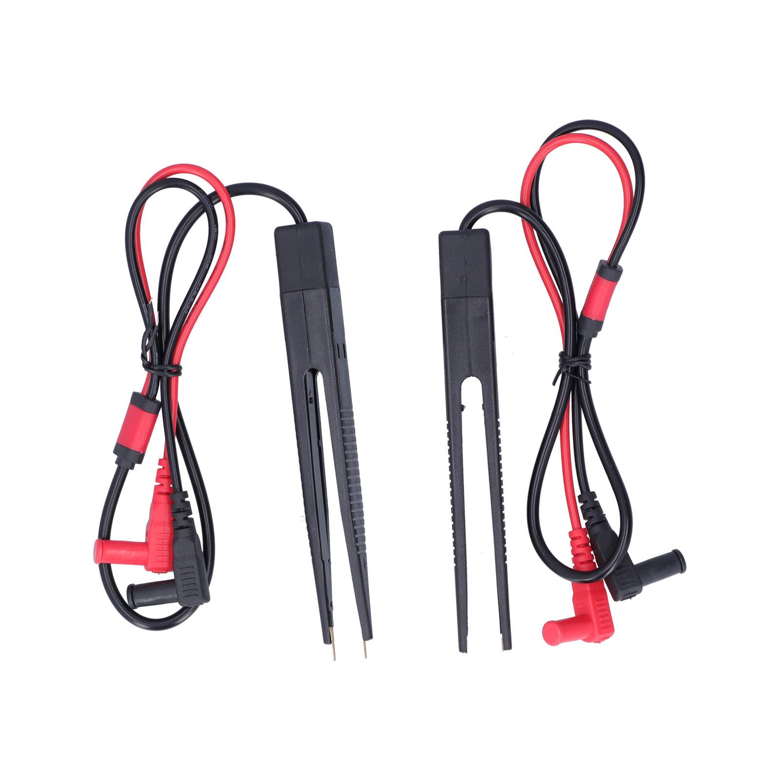 2PCS Multimeter SMD Test Clip Test Tweezers Type Capacitance and Inductance Test LCR Patch Clip
2PCS Multimeter SMD Test Clip Test Tweezers Type Capacitance and Inductance Test LCR Patch Clip
