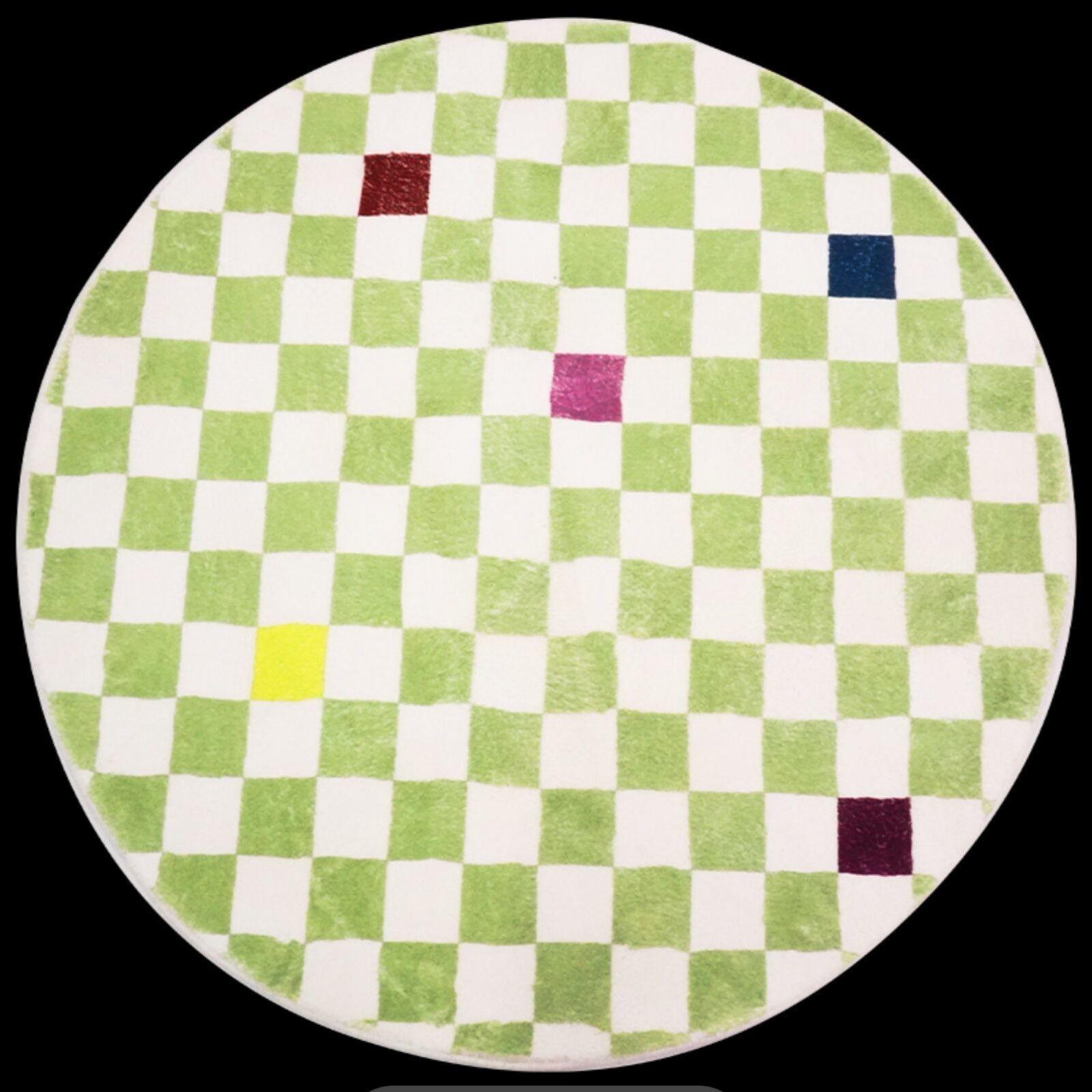 Round Checkerboard Carpet Dresser Thickened Carpet Home Living Room Bedroom Bedside Large Area Carpets Fluffy Soft Non-slip Rug Diameter80CM
Round Checkerboard Carpet Dresser Thickened Carpet Home Living Room Bedroom Bedside Large Area Carpets Fluffy Soft Non-slip Rug Diameter80CM