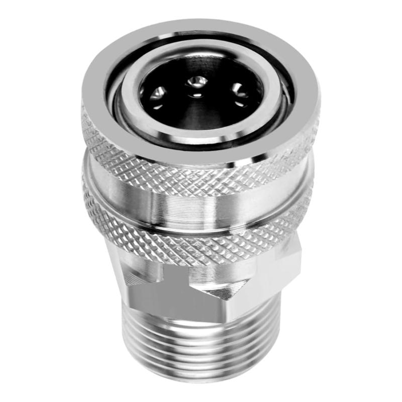 Heavy Type Pressure Washer Hose Swivels Adapter Female To Quickly Connects Stainless Steel Easy Installation 1
Heavy Type Pressure Washer Hose Swivels Adapter Female To Quickly Connects Stainless Steel Easy Installation 1