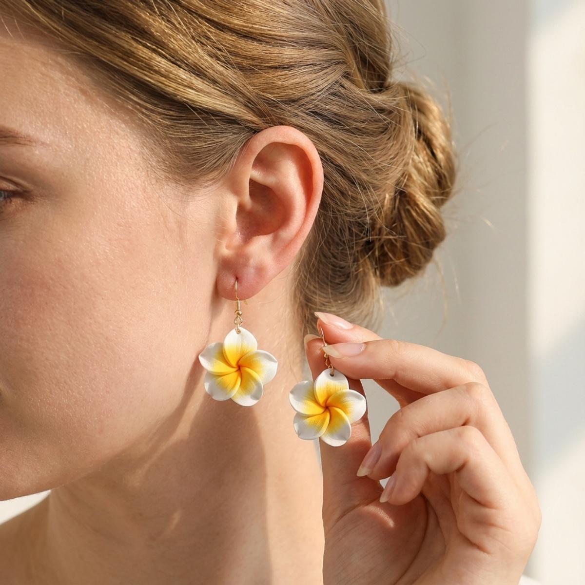 Bohemian Soft Clay Flower Drop Earrings For Women Men Colorful Resin Floral Dangle Earring Summer Beach Vacation Party Jewelry
Bohemian Soft Clay Flower Drop Earrings For Women Men Colorful Resin Floral Dangle Earring Summer Beach Vacation Party Jewelry