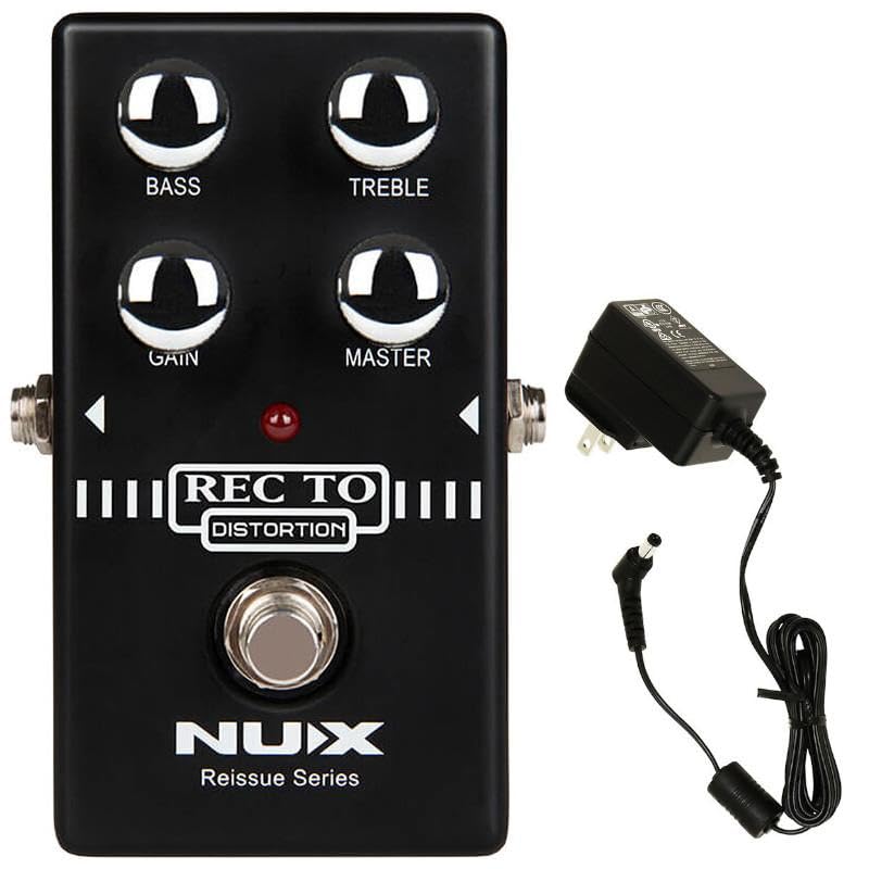NUX RED TO Distortion Tight bass and treble gain boost sound + ACD006A Genuine AC adapter
NUX RED TO Distortion Tight bass and treble gain boost sound + ACD006A Genuine AC adapter
