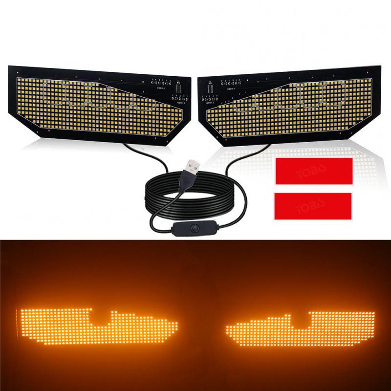 2PCS Devil Eyes Light Car Window Flexible LED Display Screen Matrix Pixel Panel Demon Dynamic Eye Light For Car Truck Windshield жовтий
2PCS Devil Eyes Light Car Window Flexible LED Display Screen Matrix Pixel Panel Demon Dynamic Eye Light For Car Truck Windshield жовтий