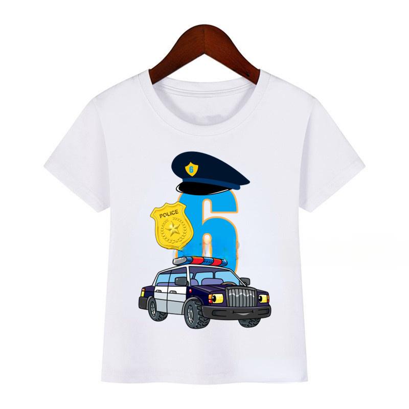 Новые цифры 1-10, полицейская машина, футболка с принтом на день рождения, детская футболка с полицейской машиной на день рождения для мальчика, подарок 140cm
Новые цифры 1-10, полицейская машина, футболка с принтом на день рождения, детская футболка с полицейской машиной на день рождения для мальчика, подарок 140cm