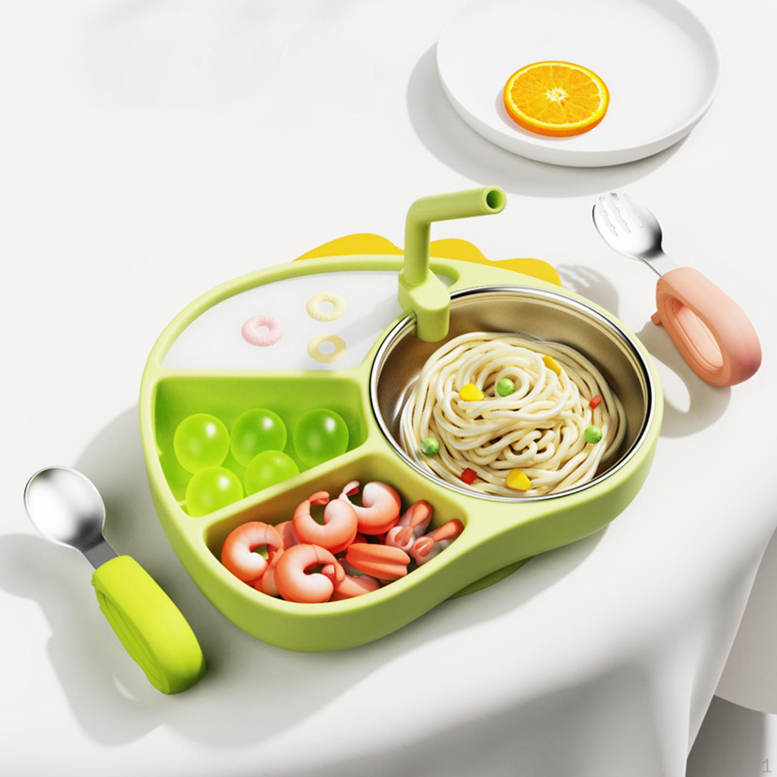 Silicone Suction Plate Baby with Eating Utensils Snack Bowl Weaning Supplies Microwave
Silicone Suction Plate Baby with Eating Utensils Snack Bowl Weaning Supplies Microwave