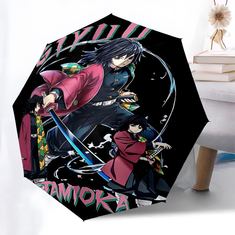 1pc Giyuu Tamioka Demon Slayer Anime Button Pin Badge, Automatic Opening Umbrella, Portable Three-Fold Design, 8-Bone Iron Frame Outdoor Umbrella, Fes
1pc Giyuu Tamioka Demon Slayer Anime Button Pin Badge, Automatic Opening Umbrella, Portable Three-Fold Design, 8-Bone Iron Frame Outdoor Umbrella, Fes