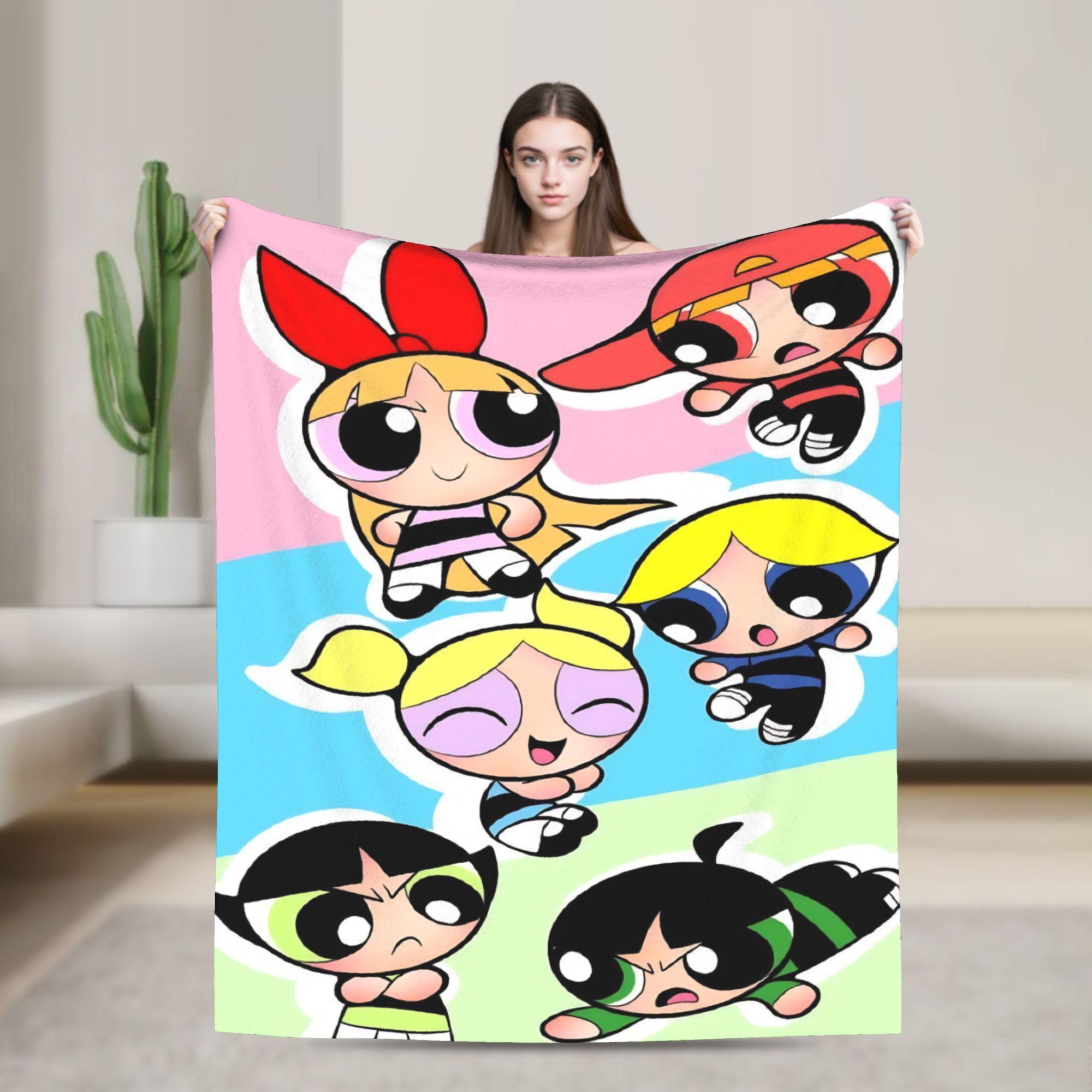 P-Power-puffs Comedy Cartoon Girl Fleece Blanket Customized Throw Blanket for Home Hotel Sofa 200x150cm Bedspread 100x150cm
P-Power-puffs Comedy Cartoon Girl Fleece Blanket Customized Throw Blanket for Home Hotel Sofa 200x150cm Bedspread 100x150cm